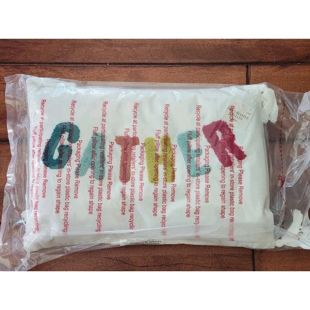 2 pack GATHER White & Textured Script 10